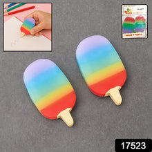 Jelly Popsicle Erasers – Cute & Fancy Mini Erasers for Kids (2 Pc Set, Mix Design)