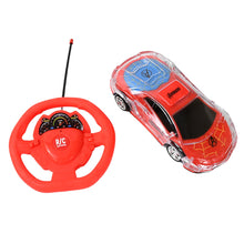 Plastic RC Racing Car – 2-Way Control with Handle Remote & Rechargeable Battery (Ideal Birthday Gift)
