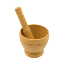 7193  Mortar And Pestle Set For Spices Okhli Masher Khalbatta Kharal Mixer Natural  Traditional Grinder And Musal Well Design For Kitchen Home Herb